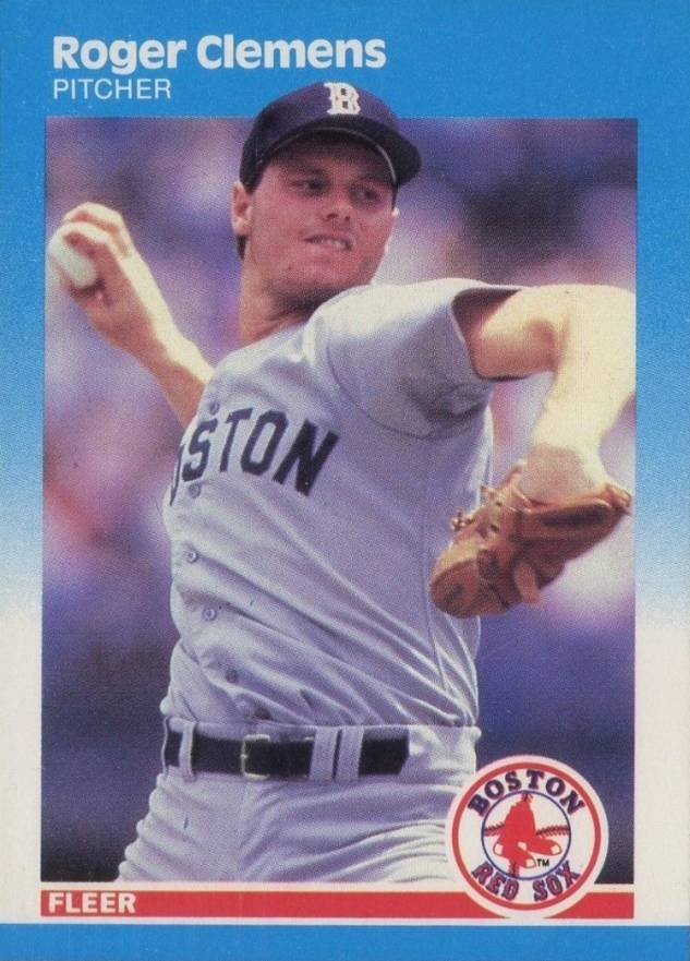 1987 Fleer Roger Clemens #32 Baseball Card