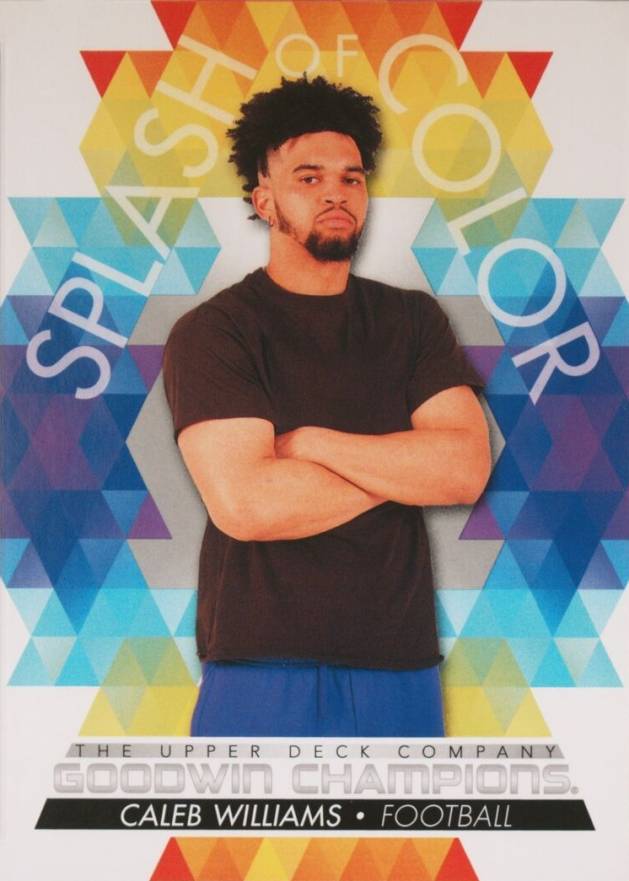 2022 Goodwin Champions Caleb Williams #148 Football Card