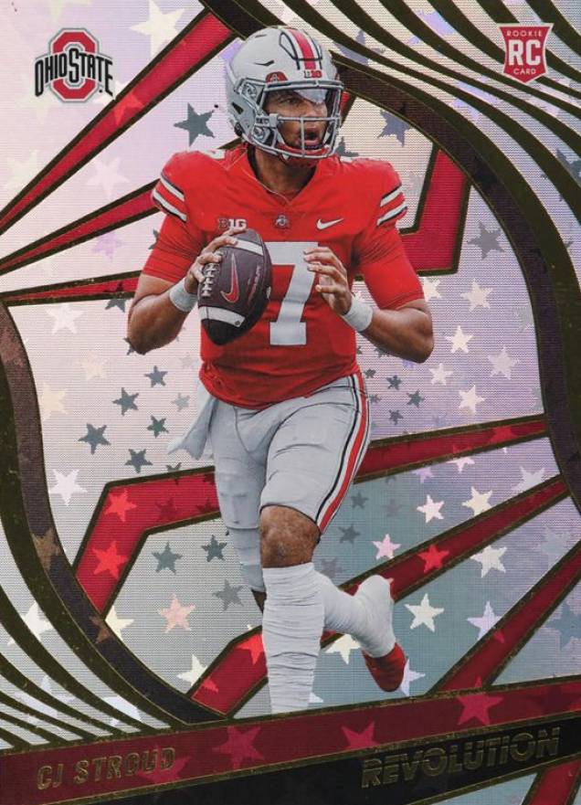 2023 Panini Chronicles Draft Picks Revolution CJ Stroud #23 Football Card