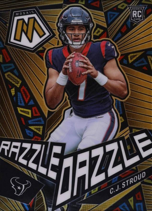 2023 Panini Mosaic Razzle Dazzle CJ Stroud #RD16 Football Card