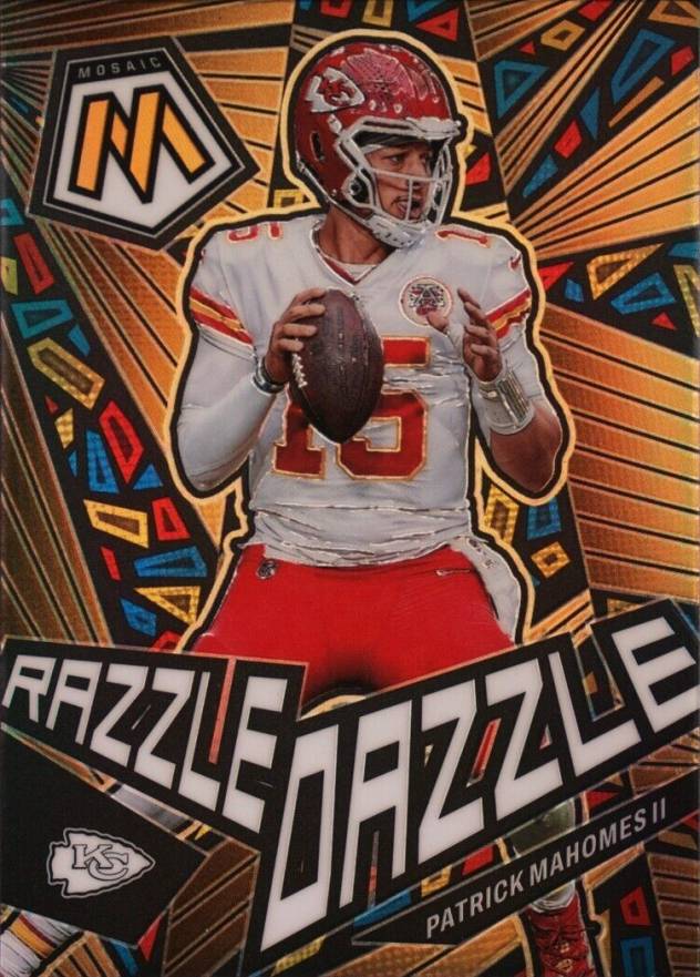 2023 Panini Mosaic Razzle Dazzle Patrick Mahomes II #RD7 Football Card