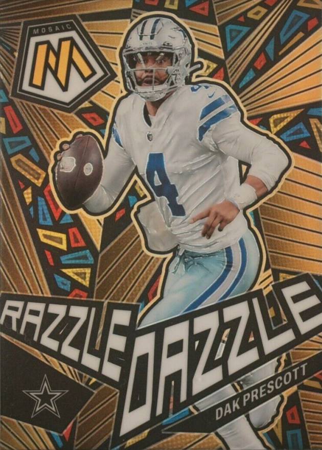 2023 Panini Mosaic Razzle Dazzle Dak Prescott #RD1 Football Card