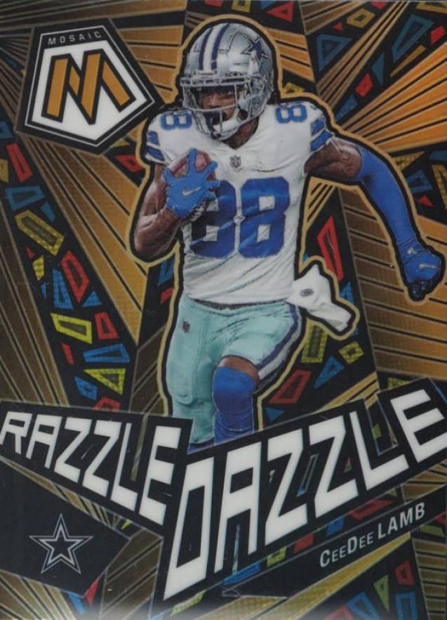 2023 Panini Mosaic Razzle Dazzle Ceedee Lamb #RD13 Football Card