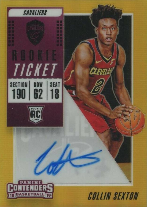 2018 Panini Contenders  Collin Sexton #124 Basketball Card