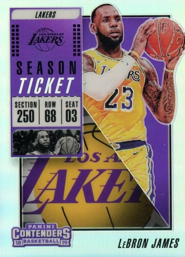 2018 Panini Contenders  LeBron James #30 Basketball Card