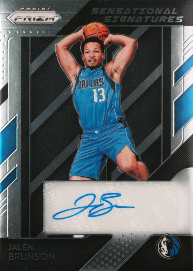 2018 Panini Prizm Sensational Signatures Jalen Brunson #SSJBR Basketball Card