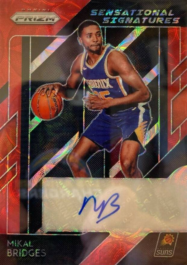 2018 Panini Prizm Sensational Signatures Mikal Bridges #SSMKB Basketball Card