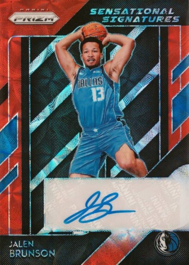 2018 Panini Prizm Sensational Signatures Jalen Brunson #SSJBR Basketball Card