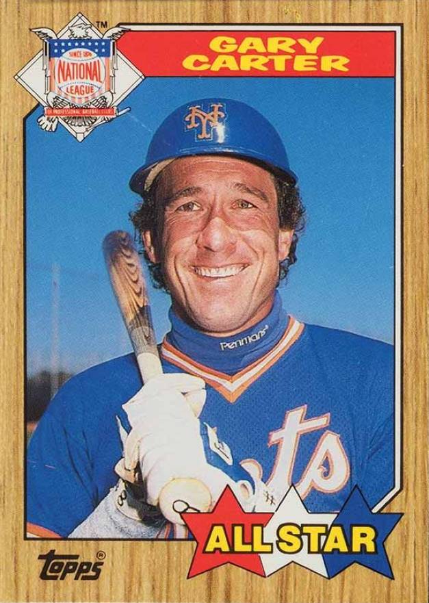 1987 Topps Tiffany Gary Carter #602 Baseball Card