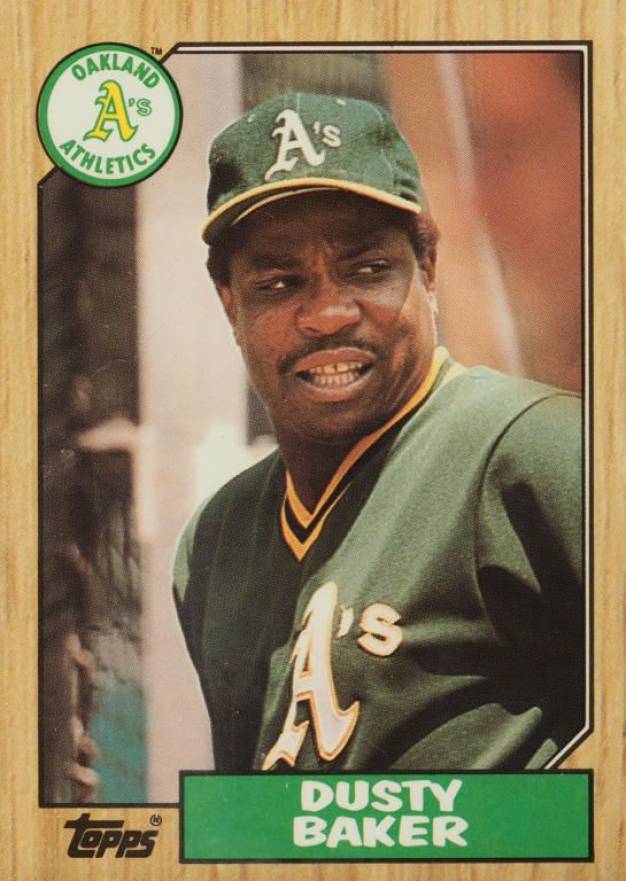 1987 Topps Tiffany Dusty Baker #565 Baseball Card