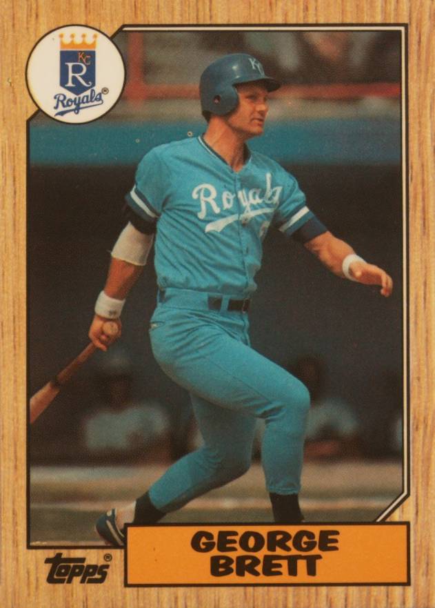 1987 Topps Tiffany George Brett #400 Baseball Card