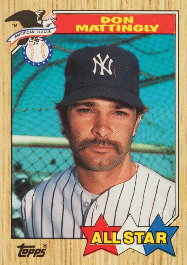 1987 Topps Tiffany Don Mattingly #606 Baseball Card