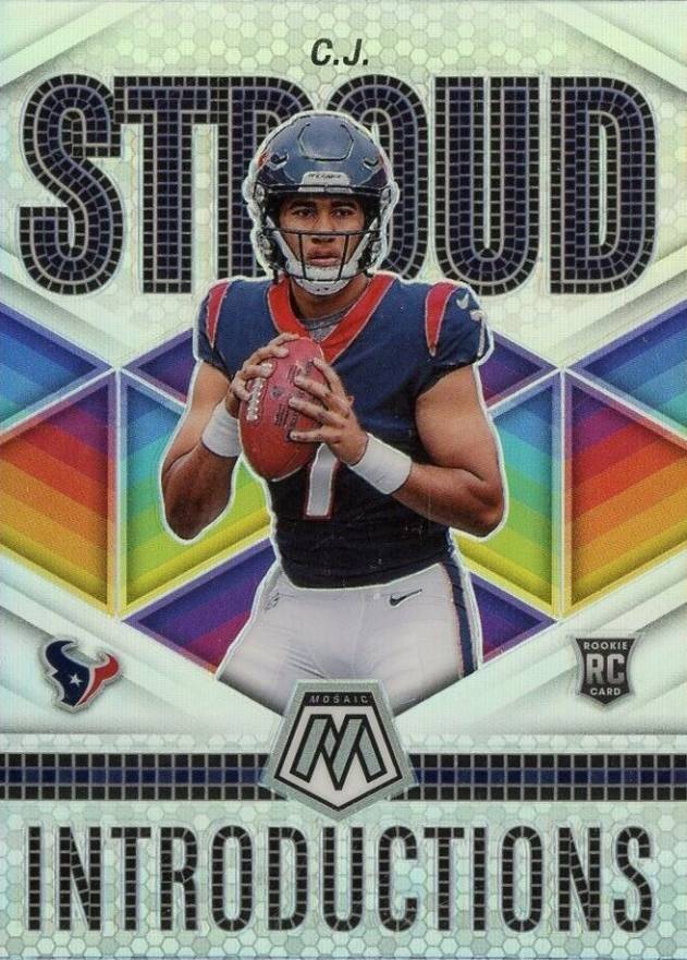 2023 Panini Mosaic Introductions CJ Stroud #I2 Football Card