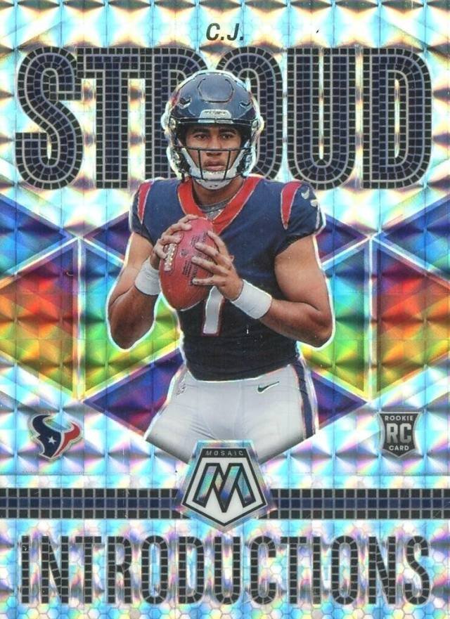 2023 Panini Mosaic Introductions CJ Stroud #I2 Football Card