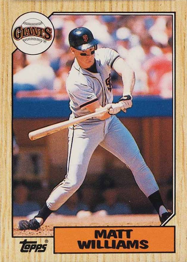 1987 Topps Traded Matt Williams #129T Baseball Card