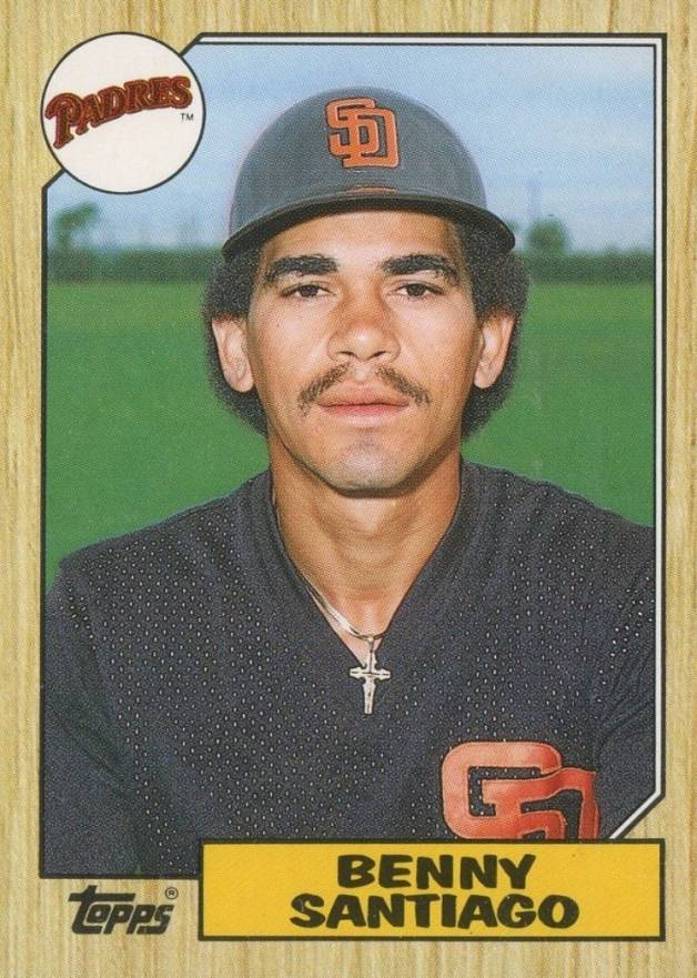 1987 Topps Traded Benito Santiago #109T Baseball Card