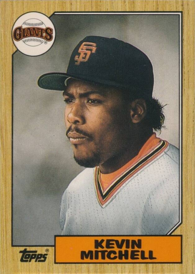 1987 Topps Traded Kevin Mitchell #81T Baseball Card