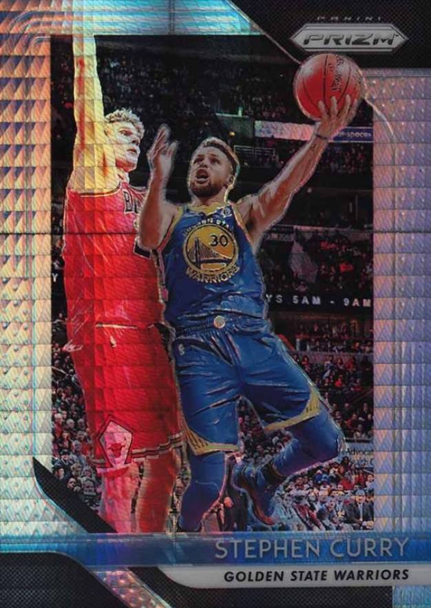 2018 Panini Prizm Stephen Curry #222 Basketball Card