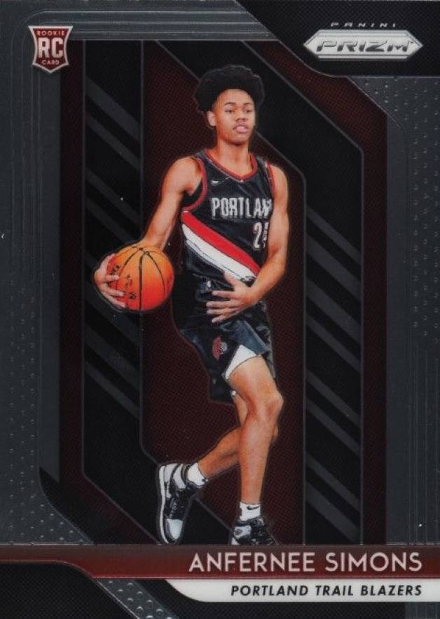 2018 Panini Prizm Anfernee Simons #61 Basketball Card