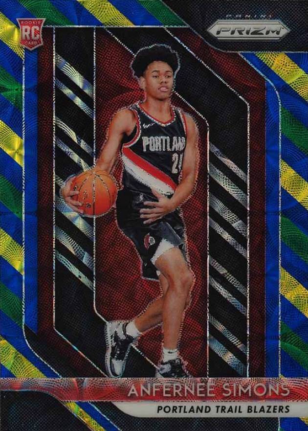 2018 Panini Prizm Anfernee Simons #61 Basketball Card