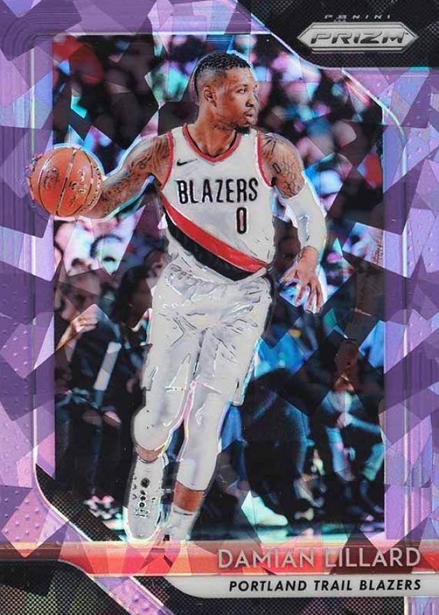 2018 Panini Prizm Damian Lillard #81 Basketball Card