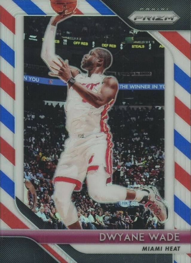 2018 Panini Prizm Dwyane Wade #206 Basketball Card