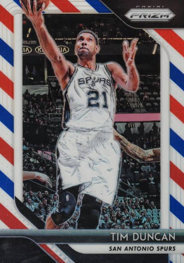 2018 Panini Prizm Tim Duncan #225 Basketball Card