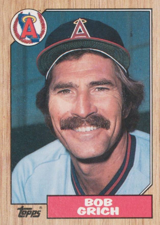 1987 Topps Bob Grich #677 Baseball Card