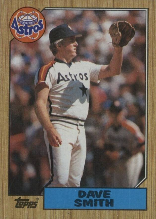 1987 Topps Dave Smith #50 Baseball Card