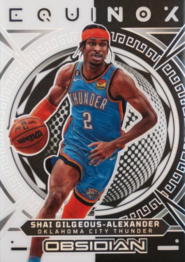 2022 Panini Obsidian Equinox Shai Gilgeous-Alexander #35 Basketball Card