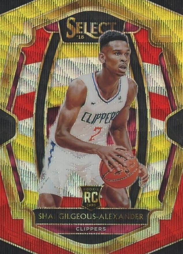 2018 Panini Select Shai Gilgeous-Alexander #104 Basketball Card