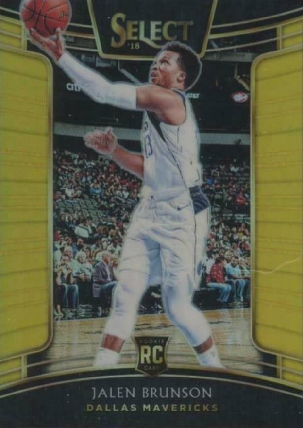 2018 Panini Select Jalen Brunson #8 Basketball Card