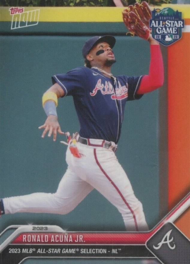 2023 Topps Now MLB All-Star Game Selections Ronald Acuna Jr. #ASGRJ Baseball Card