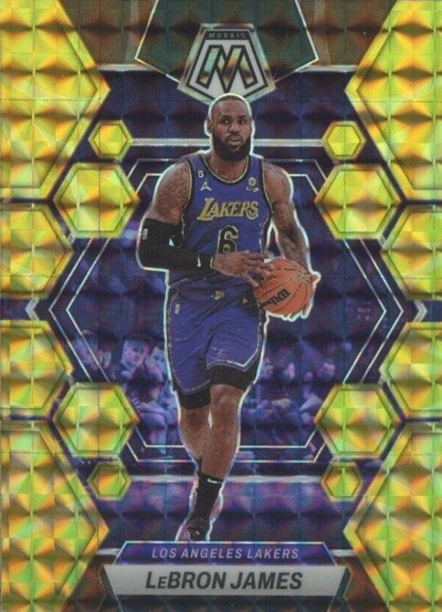 2022 Panini Mosaic LeBron James #98 Basketball Card