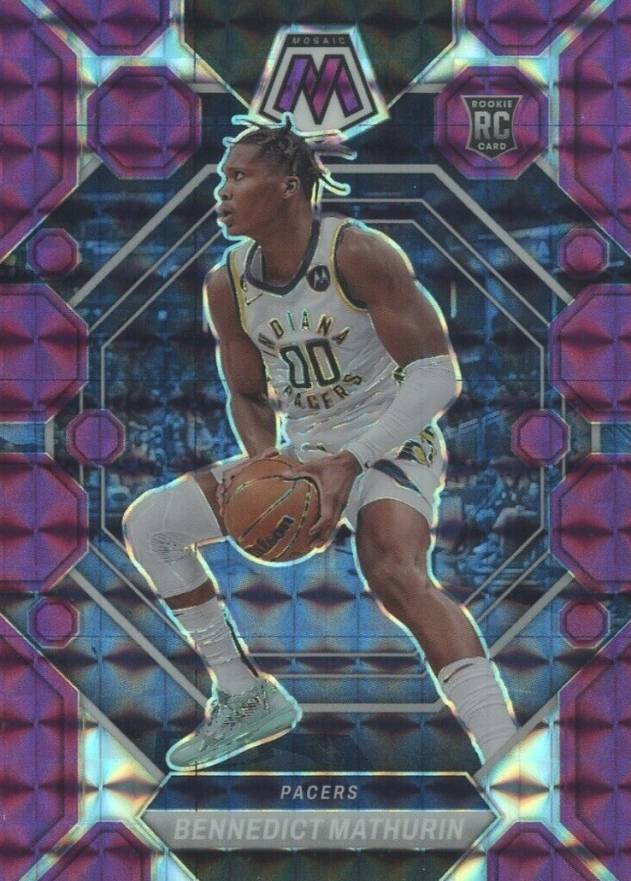 2022 Panini Mosaic Bennedict Mathurin #210 Basketball Card