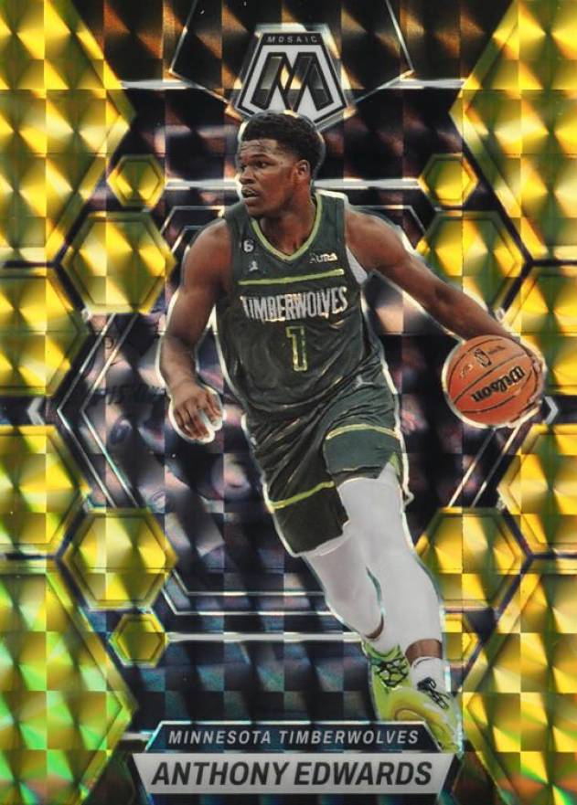 2022 Panini Mosaic Anthony Edwards #26 Basketball Card