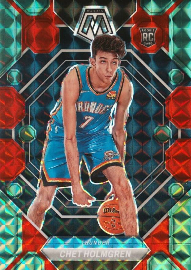 2022 Panini Mosaic Chet Holmgren #236 Basketball Card