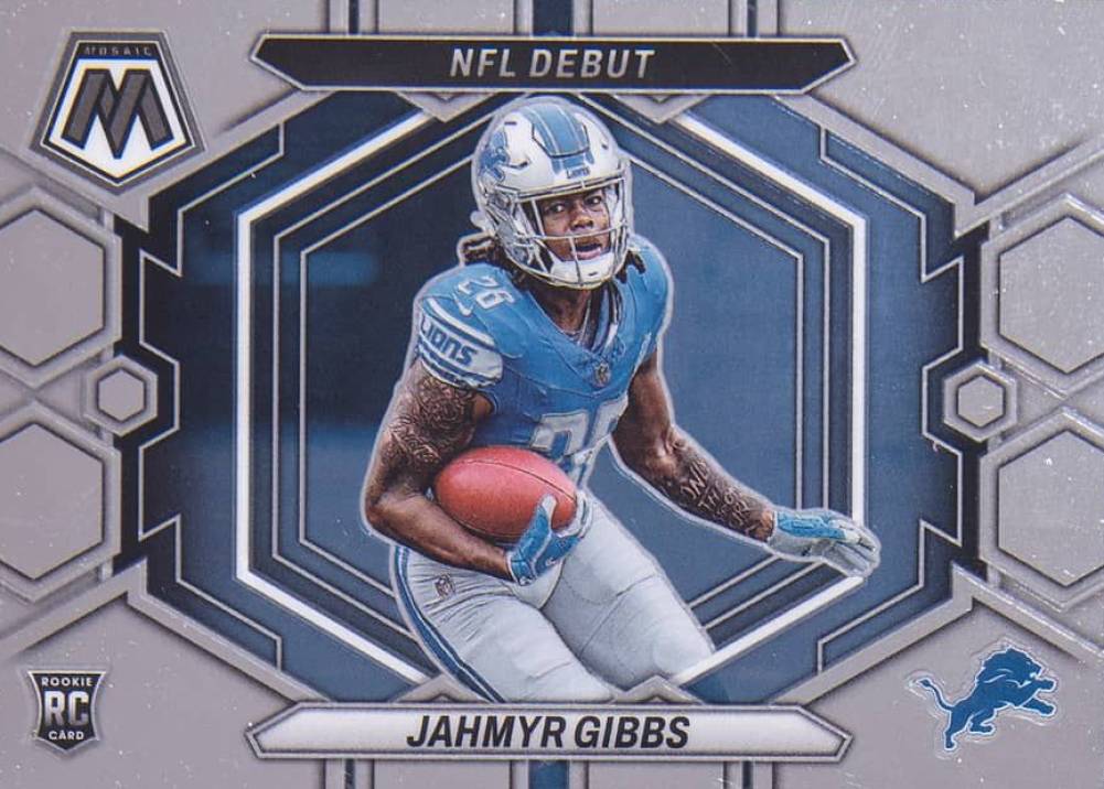 2023 Panini Mosaic NFL Debut Jahmyr Gibbs #ND10 Football Card