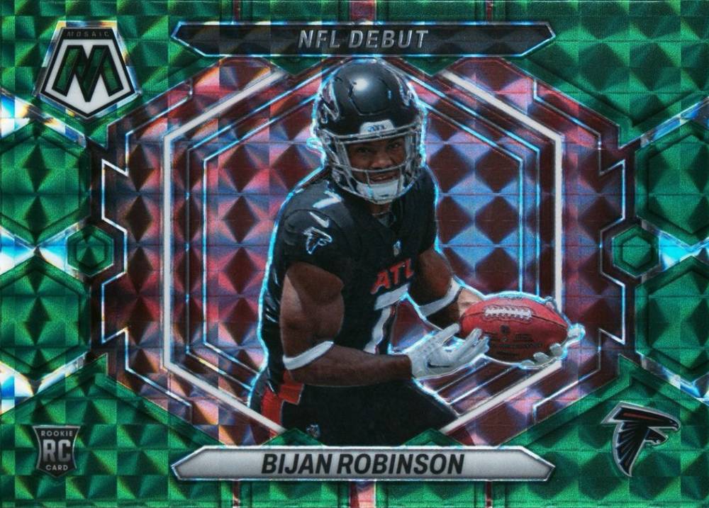 2023 Panini Mosaic NFL Debut Bijan Robinson #ND9 Football Card