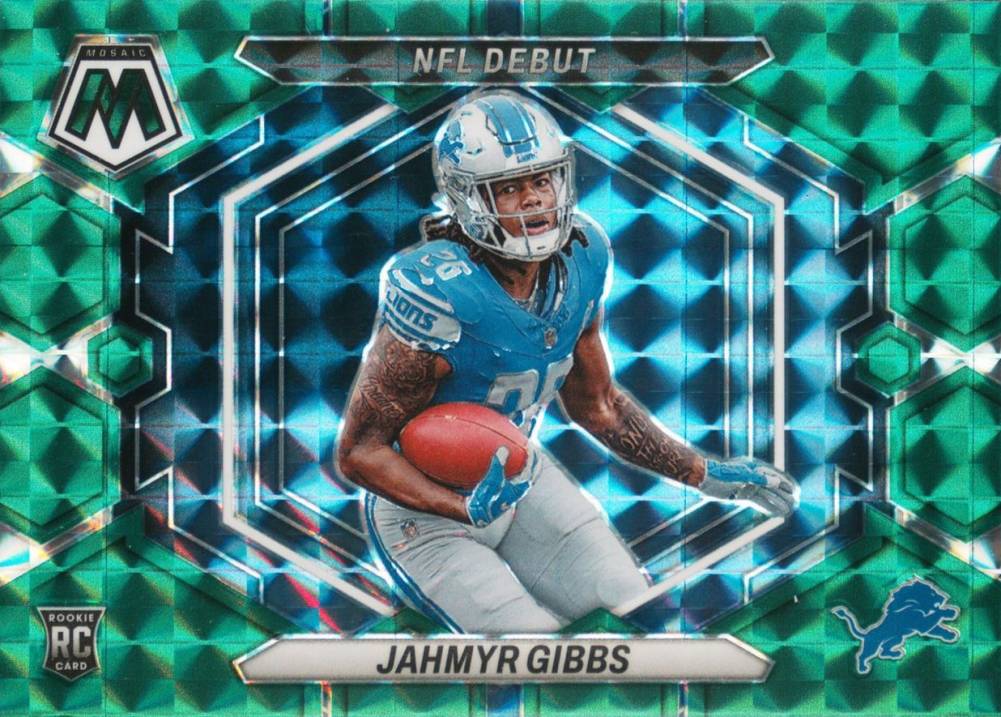 2023 Panini Mosaic NFL Debut Jahmyr Gibbs #ND10 Football Card