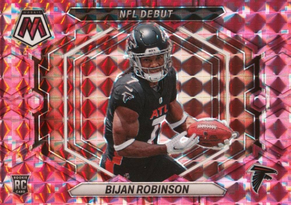 2023 Panini Mosaic NFL Debut Bijan Robinson #ND9 Football Card