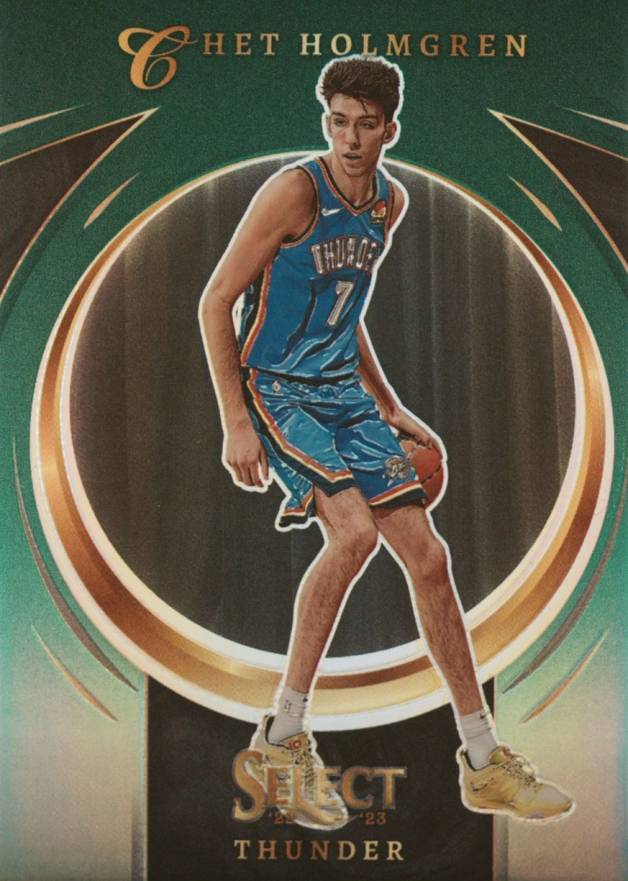 2022 Panini Select Select Certified Chet Holmgren #9 Basketball Card