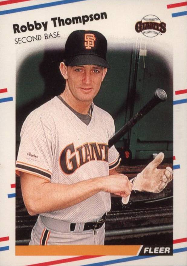 1988 Fleer Robby Thompson #98 Baseball Card