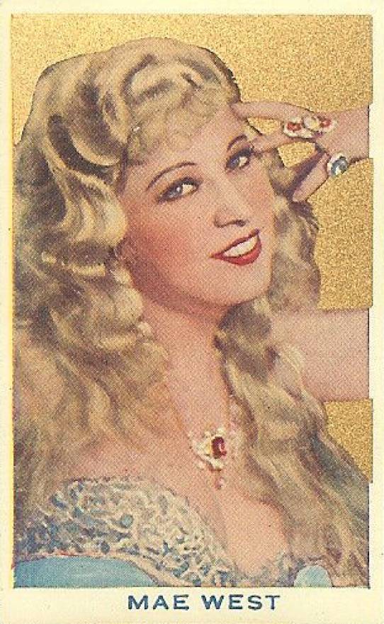 1939 Rothmans Ltd. Beauties of the Cinema Mae West # Non-Sports Card