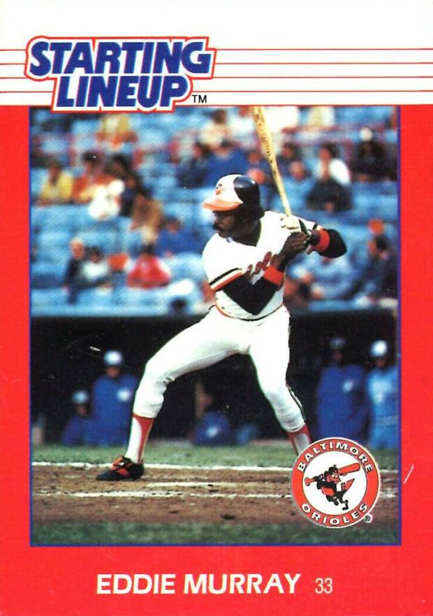 1988 Kenner Starting Lineup Eddie Murray # Baseball Card