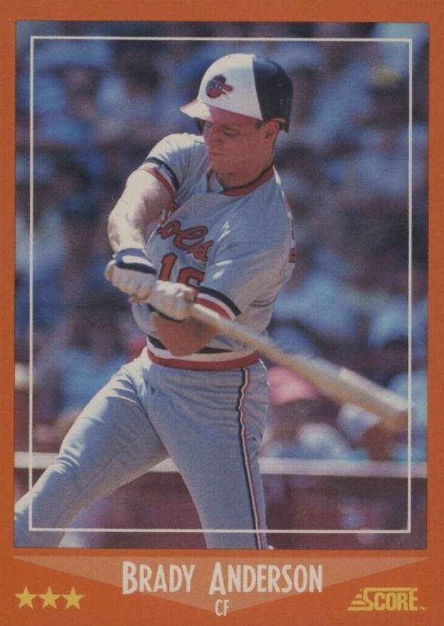 1988 Score Traded Brady Anderson #70T Baseball Card