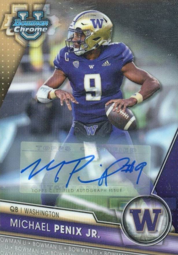 2023 Bowman University Chrome Michael Penix Jr. #141 Football Card