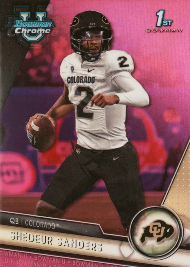 2023 Bowman University Chrome Shedeur Sanders #16 Football Card