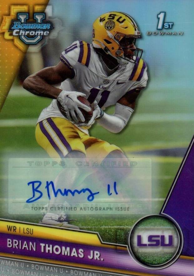 2023 Bowman University Chrome Brian Thomas Jr. #8 Football Card