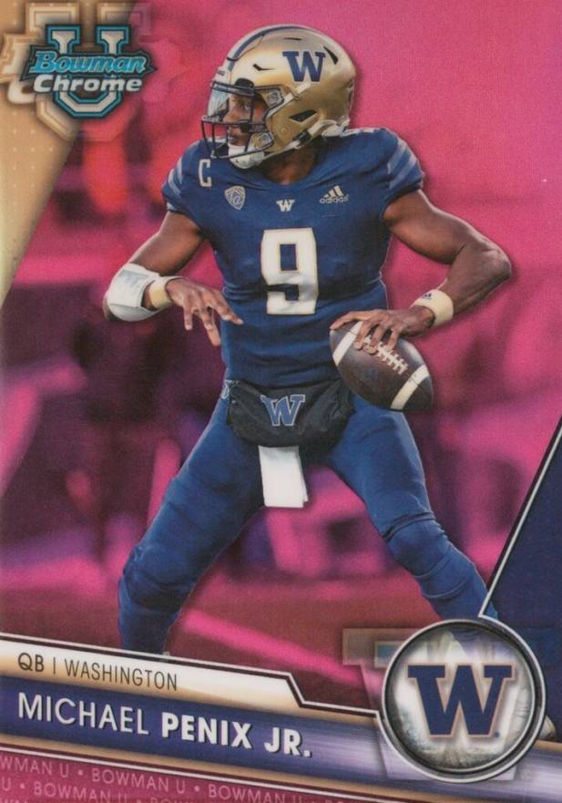 2023 Bowman University Chrome Michael Penix Jr. #141 Football Card